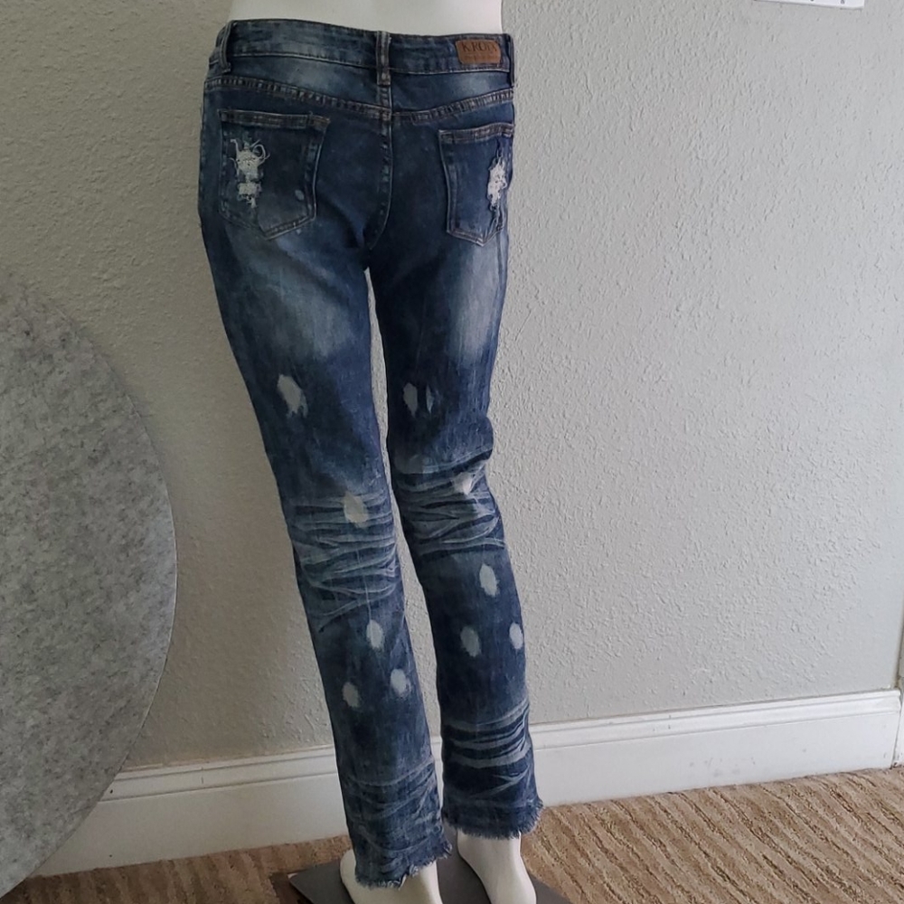 Kroix Designer Ripped jeans with pockets - Picture 5 of 13
